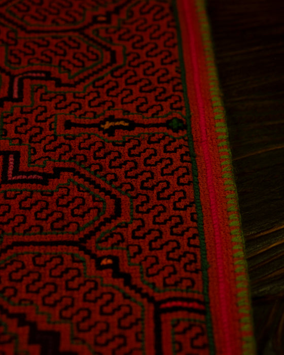 Hand-Embroidered Shipibo Altar Mat 41 cm