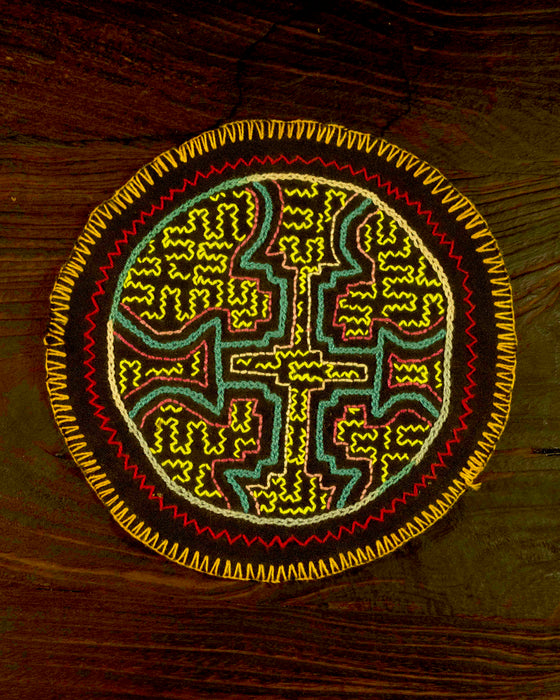 Hand-Embroidered Shipibo Altar Mat