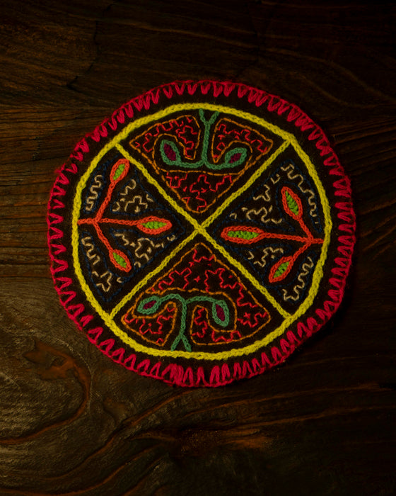 Hand-Embroidered Shipibo Altar Mat 12 cm