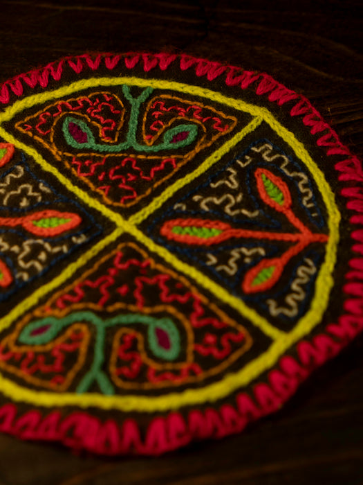 Hand-Embroidered Shipibo Altar Mat 12 cm