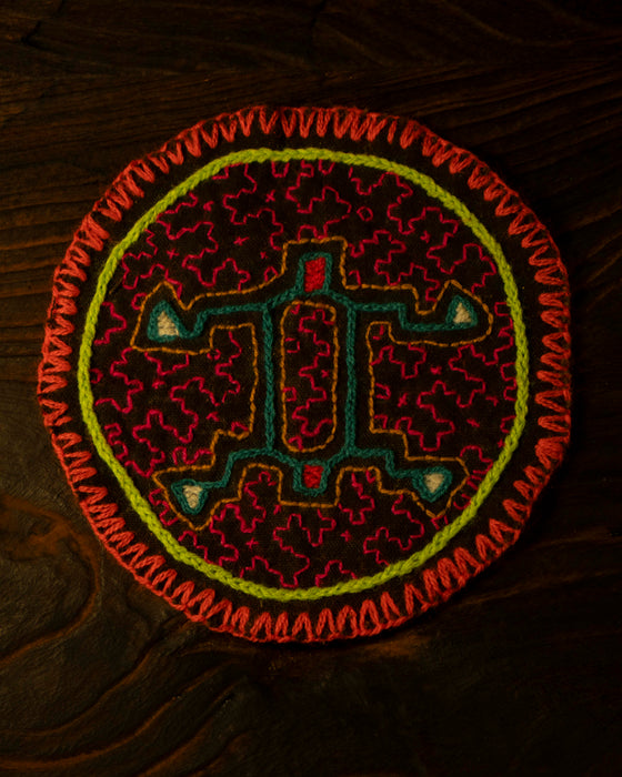 Hand-Embroidered Shipibo Altar Mat 12 cm