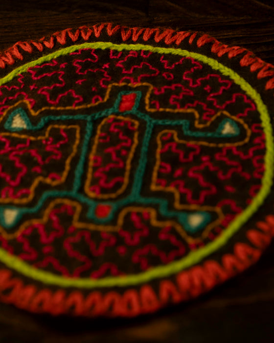 Hand-Embroidered Shipibo Altar Mat 12 cm