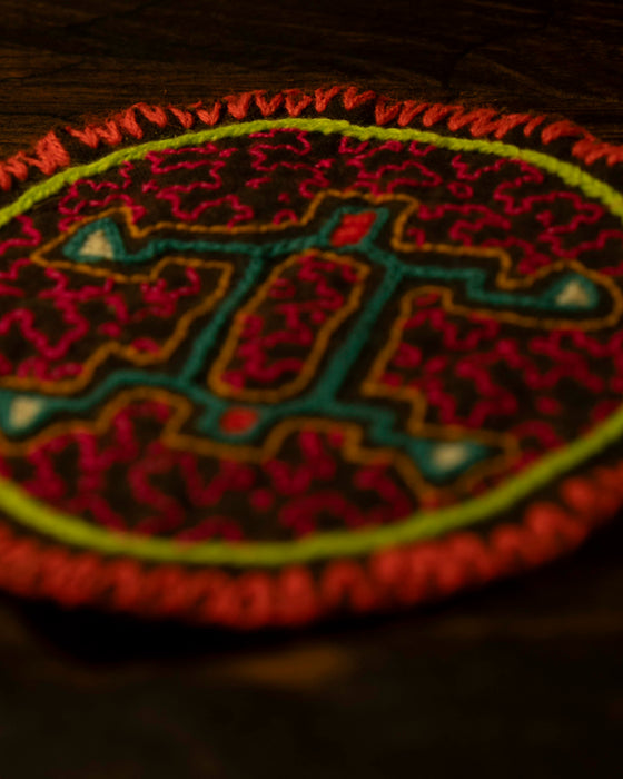 Hand-Embroidered Shipibo Altar Mat 12 cm