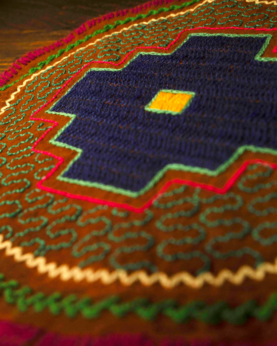 Hand-Embroidered Shipibo Altar Mat 22 cm