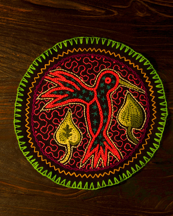 Hand-Embroidered Shipibo Altar Mat 22 cm
