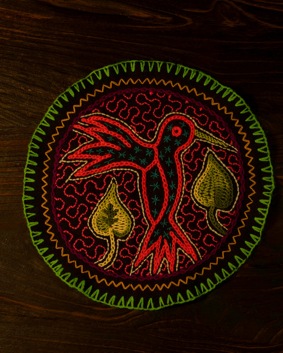 Hand-Embroidered Shipibo Altar Mat 22 cm