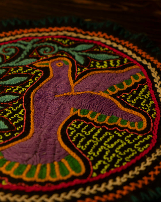 Hand-Embroidered Shipibo Altar Mat 26 cm