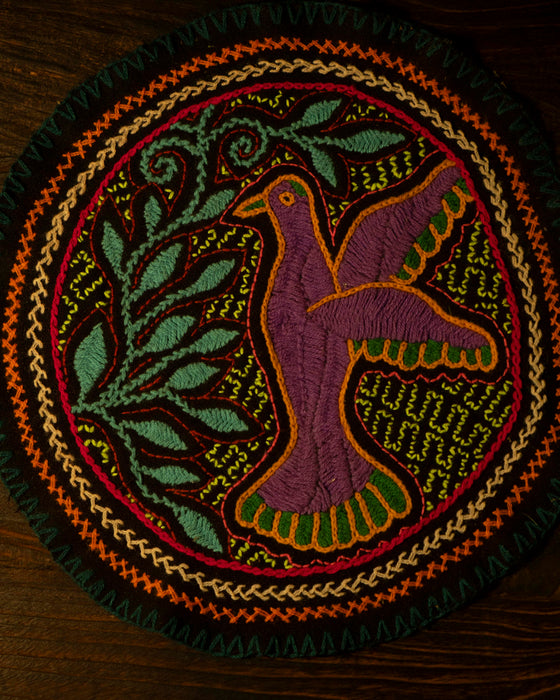 Hand-Embroidered Shipibo Altar Mat 26 cm