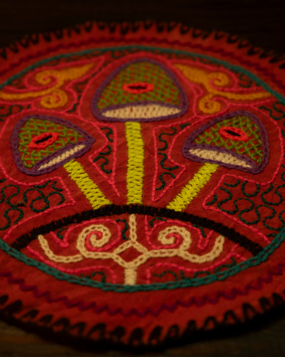 Hand-Embroidered Shipibo Altar Mat 22 cm