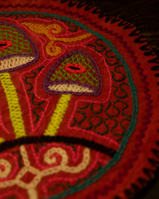 Hand-Embroidered Shipibo Altar Mat 22 cm
