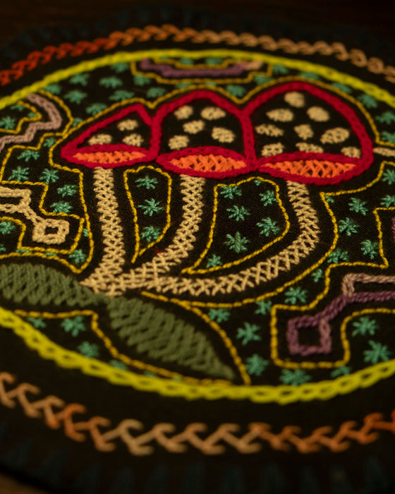 Hand-Embroidered Shipibo Altar Mat 22 cm