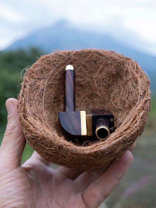 Mini Transformer Handcrafted Pipe from Rosewood