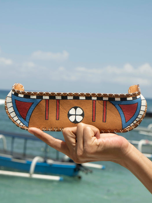 Handcrafted Shamanic Buffalo Leather Hobo Bag