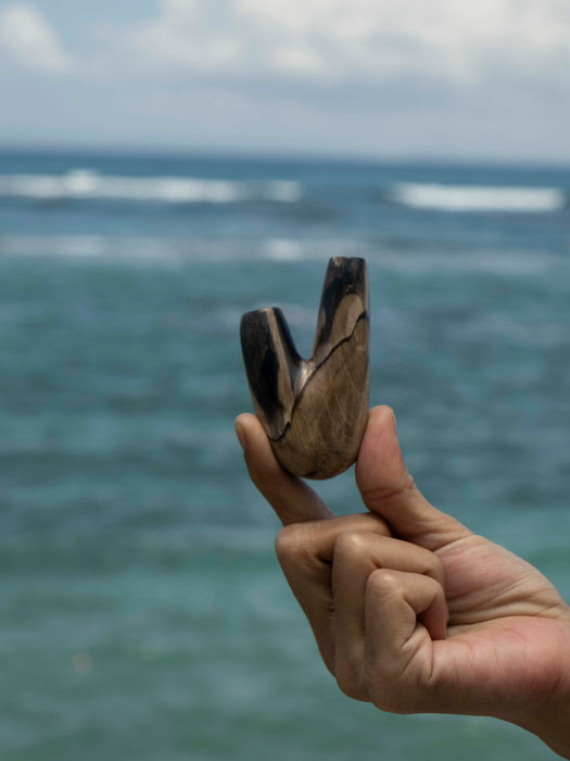 Petrified Wood Kuripe Pipe