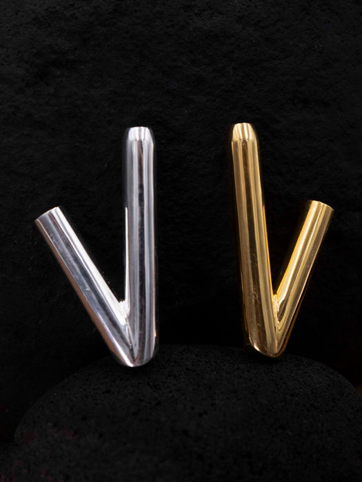 Gold and Silver Plated Ceremonial Pipe