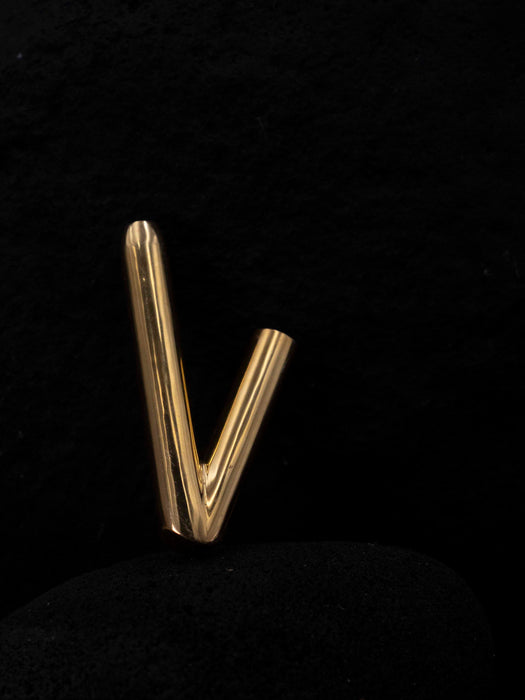 Gold and Silver Plated Ceremonial Pipe