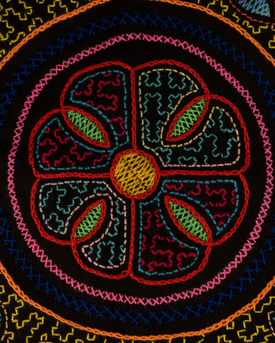 Hand-Embroidered Shipibo Altar Mat 37 cm