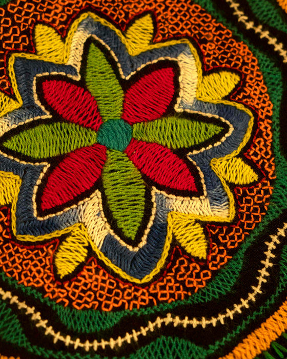 Hand-Embroidered Shipibo Altar Mat 22 cm