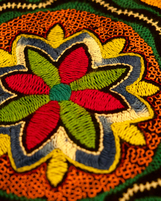 Hand-Embroidered Shipibo Altar Mat 22 cm