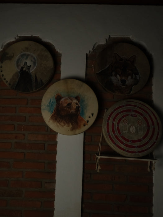 Shaman Tambourine 40cm Bear painting