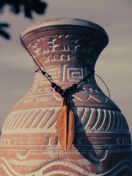 Palo Santo Feather Amulet