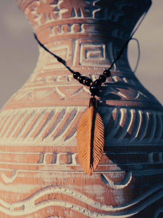 Palo Santo Feather Amulet
