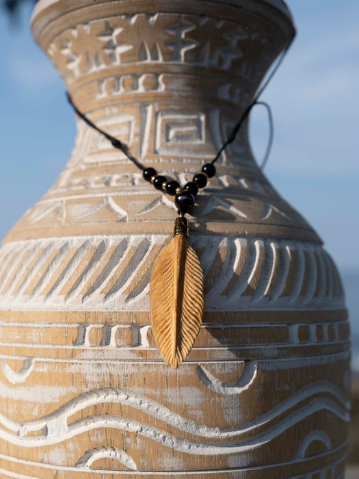 Palo Santo Feather Amulet