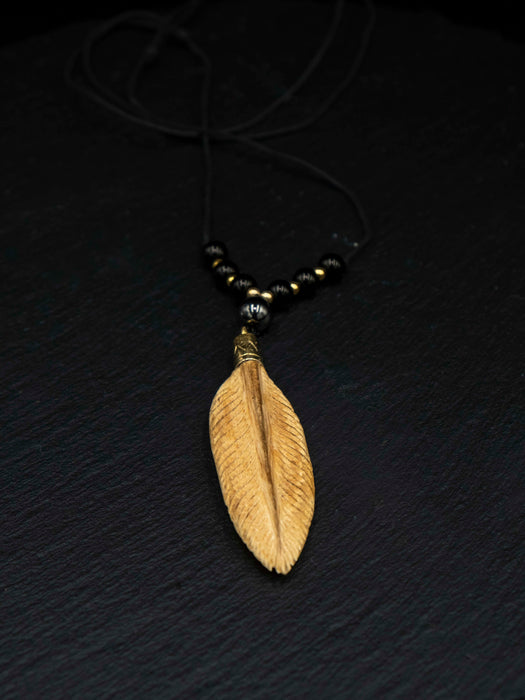 Palo Santo Feather Amulet