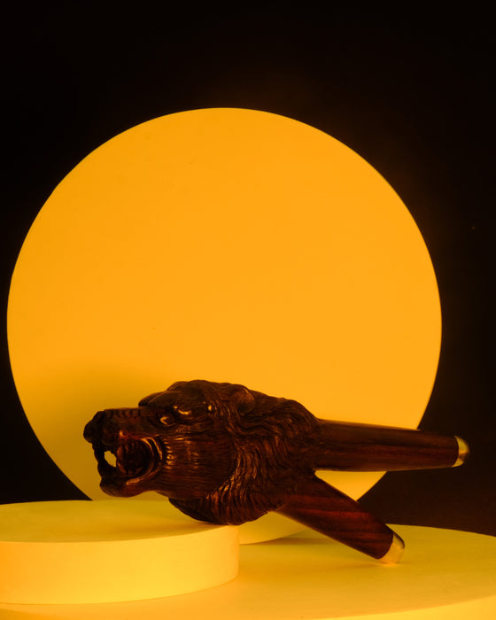 Lion Kuripe Pipe for Hape Snuff