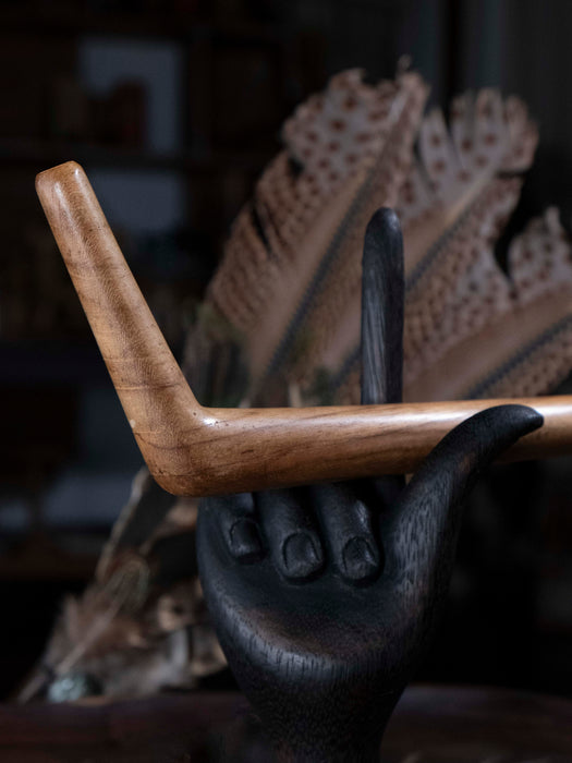 Teakwood Kuripe & Tepi Set | Hand-Carved Rapé Applicator Kit