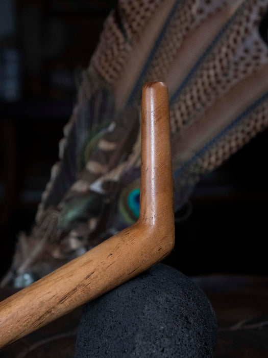 Teakwood Kuripe & Tepi Set | Hand-Carved Rapé Applicator Kit