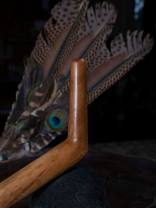 Teakwood Kuripe & Tepi Set | Hand-Carved Rapé Applicator Kit