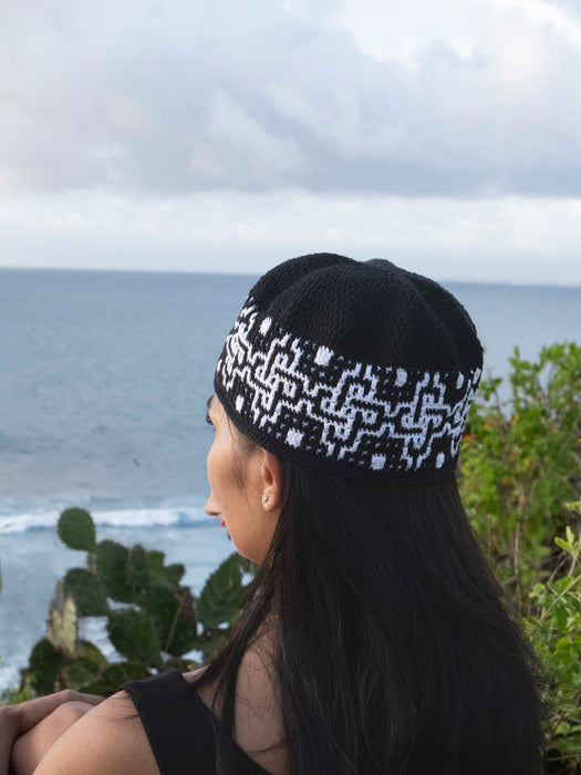 Cotton hat in ethnic style - Breathable 100% cotton