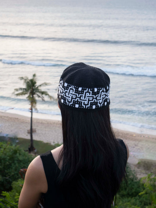 Cotton hat in ethnic style - Breathable 100% cotton