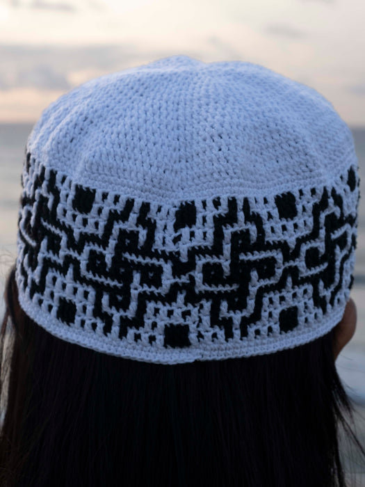 Cotton hat in ethnic style - Breathable 100% cotton