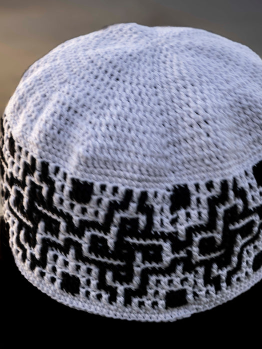 Cotton hat in ethnic style - Breathable 100% cotton