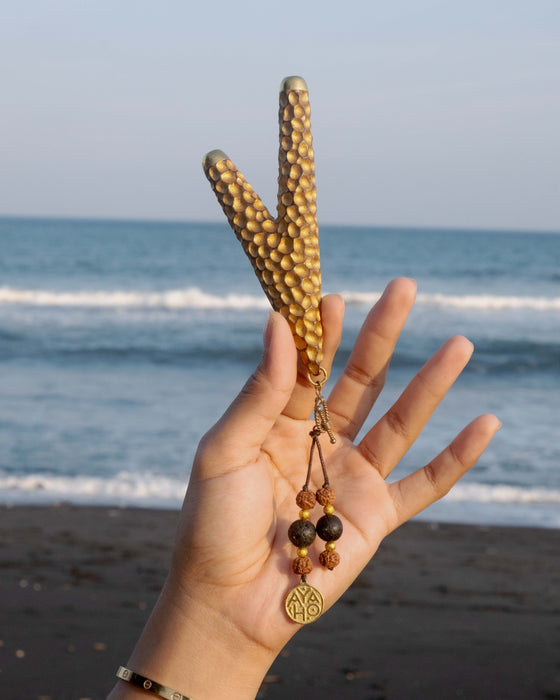Kuripe pipe “Golden Lava"