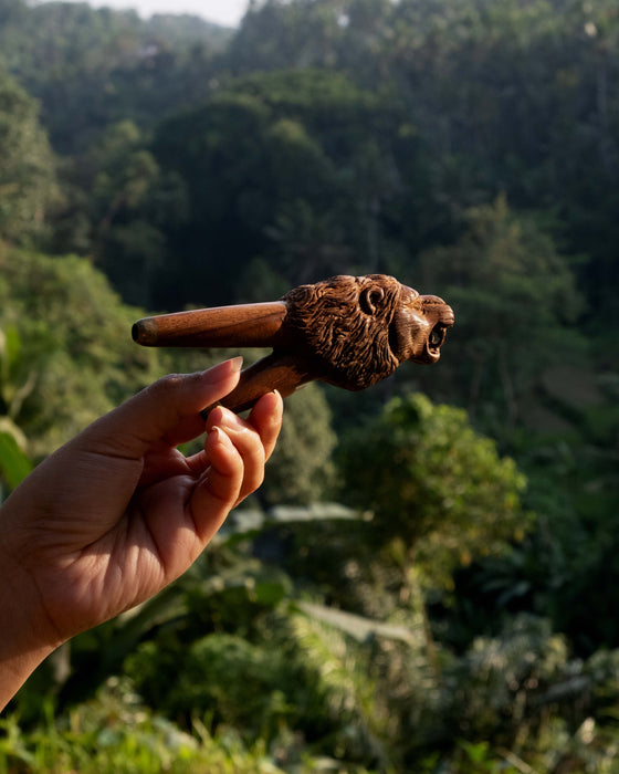 Lion Kuripe Pipe for Hape Snuff