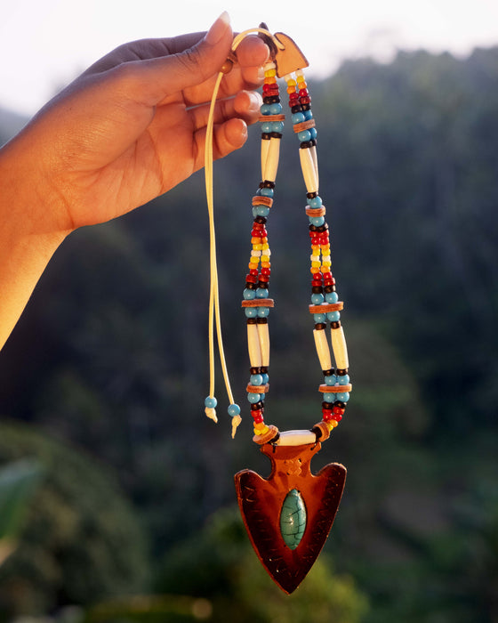 Buffalo Leather Shaman Amulet
