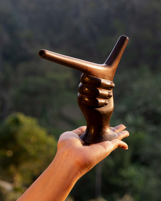 3D Hand-Shaped Rosewood Applicator