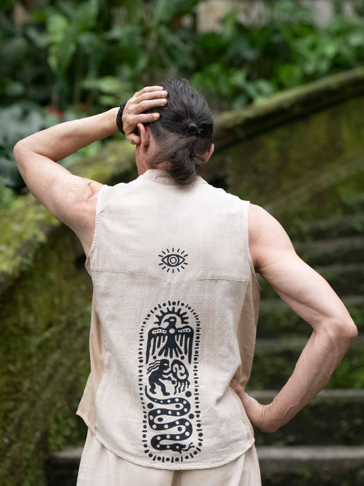 Ethnic style Cotton Vest