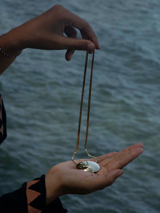 Bronze Shaman Mirror • Handcrafted Talisman for Protection