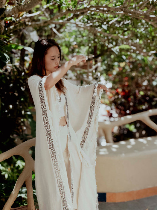 Cotton Boho Kimono – Lightweight Festival Wear