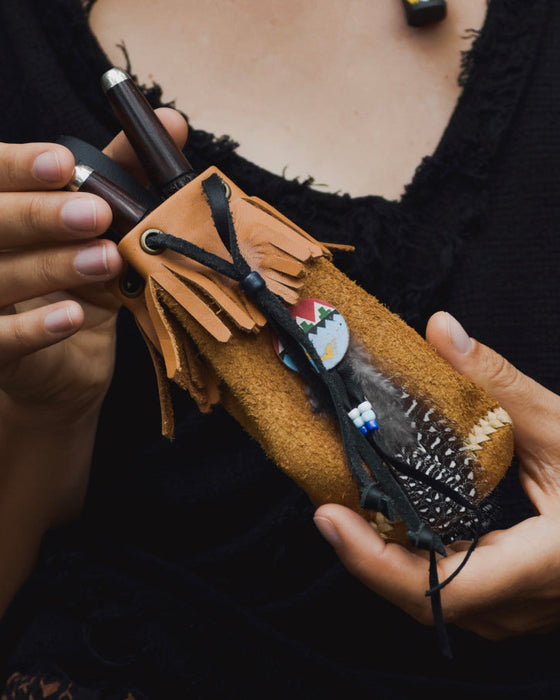 Shamanic bag Black, Brown