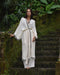 Long Cotton Boho Kimono Cardigan, lightweight and stylish, perfect for creating a summer outfit.
