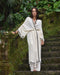 Long Cotton Boho Kimono Cardigan, lightweight and stylish, perfect for creating a summer outfit.