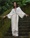 Long Cotton Boho Kimono Cardigan, lightweight and stylish, perfect for creating a summer outfit.