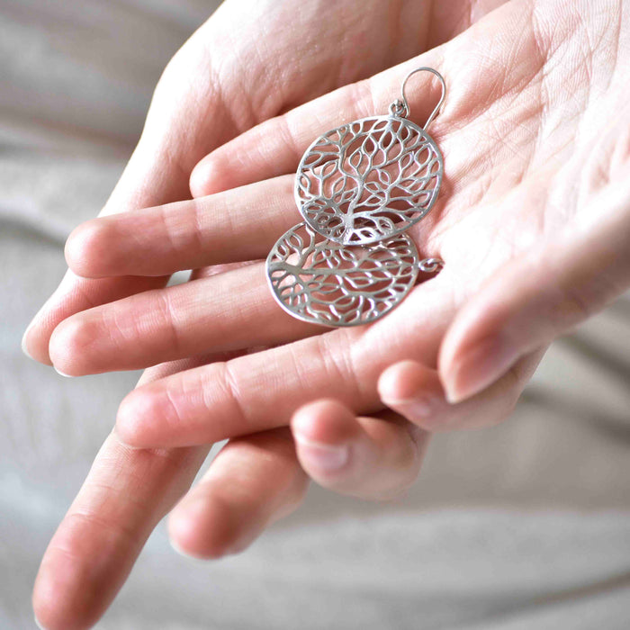 Silver Earrings “Tree of Life”