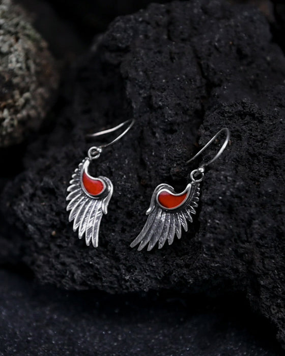 Earrings "Wings of Wisdom"
