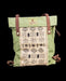 Artisanal ethnic style backpack crafted from natural canvas, featuring distinctive embroidery for the bohemian spirit, ideal for daily ventures and festivals